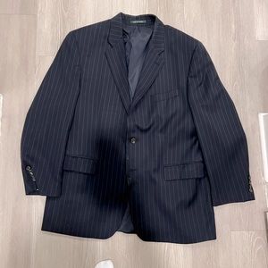 Vintage Pin Stripe Oversized Blazer